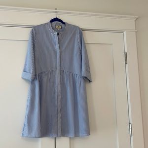 Tuckernuck Blue striped Royal dress.  size L